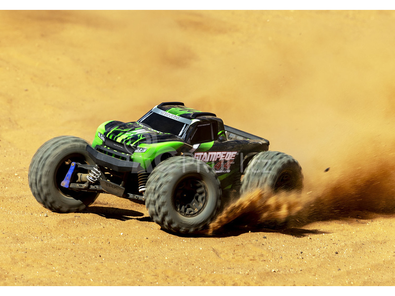 RC auto Traxxas Stampede 1:10 2BL 4WD RTR, modrá