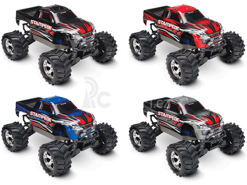 RC auto Traxxas Stampede 1:10 4WD RTR, černá