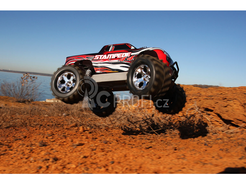 RC auto Traxxas Stampede 1:10 4WD RTR, červená