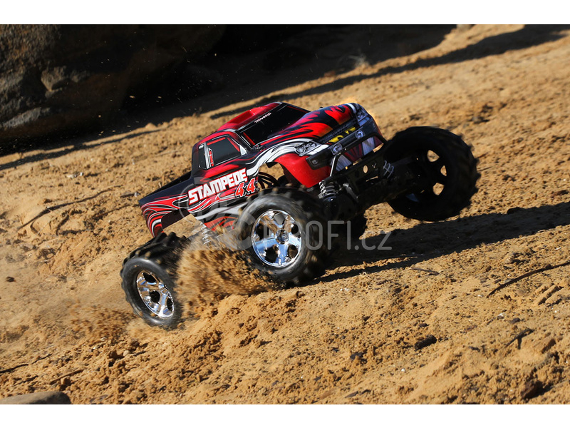 RC auto Traxxas Stampede 1:10 4WD RTR, červená