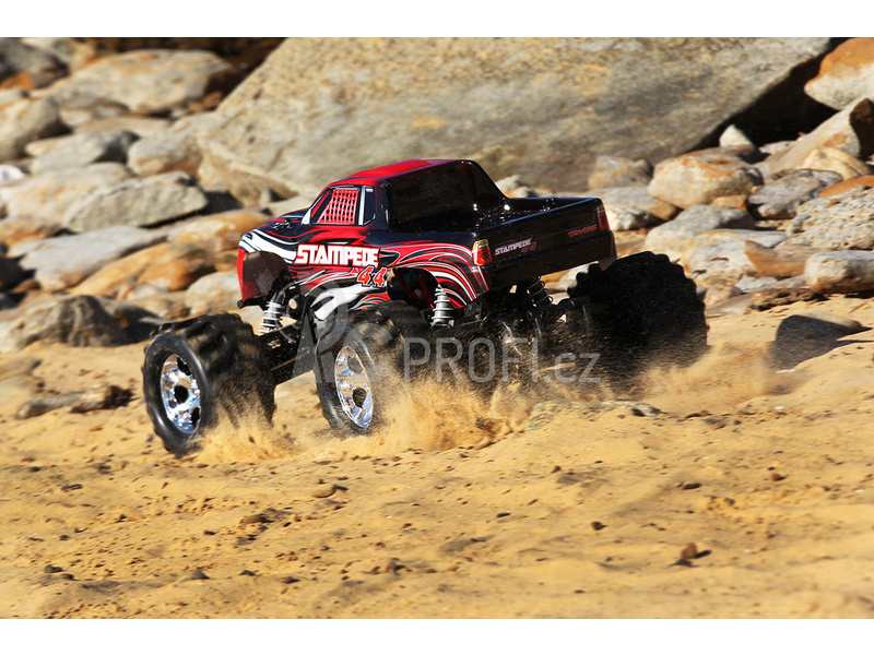 RC auto Traxxas Stampede 1:10 4WD RTR, šedá