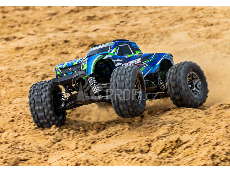 RC auto Traxxas Stampede 1:10 4x4 VXL RTR, červená