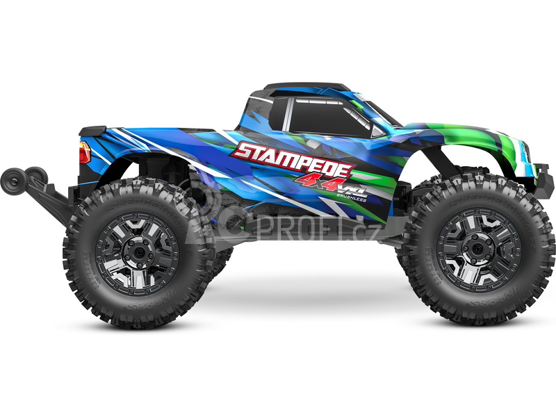 RC auto Traxxas Stampede 1:10 4x4 VXL RTR, modrá