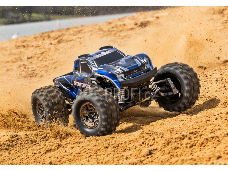 RC auto Traxxas Stampede 1:10 4x4 VXL RTR, zelená