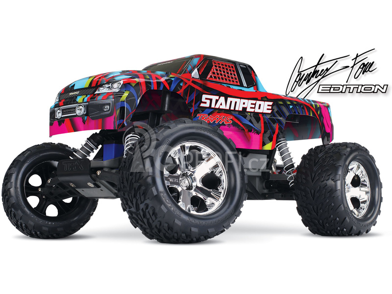 RC auto Traxxas Stampede 1:10 RTR, červenočerná