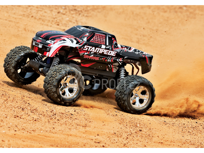 RC auto Traxxas Stampede 1:10, červená