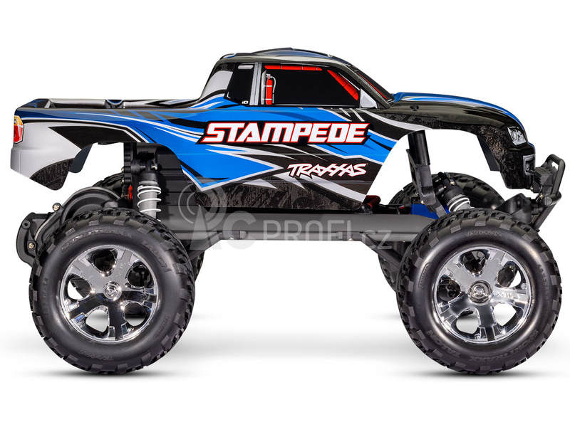 RC auto Traxxas Stampede 1:10 RTR s LED osvětlením, červená