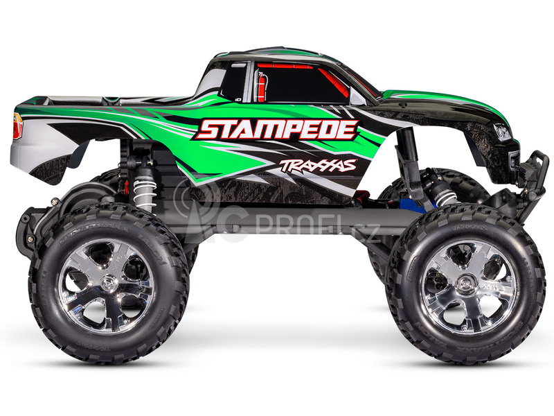 RC auto Traxxas Stampede 1:10 RTR s LED osvětlením, červená