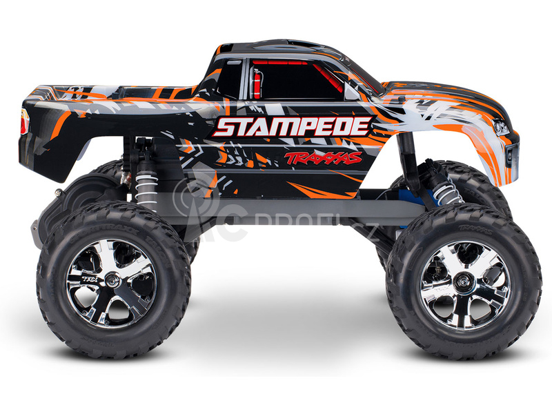 RC auto Traxxas Stampede 1:10 RTR, oranžová