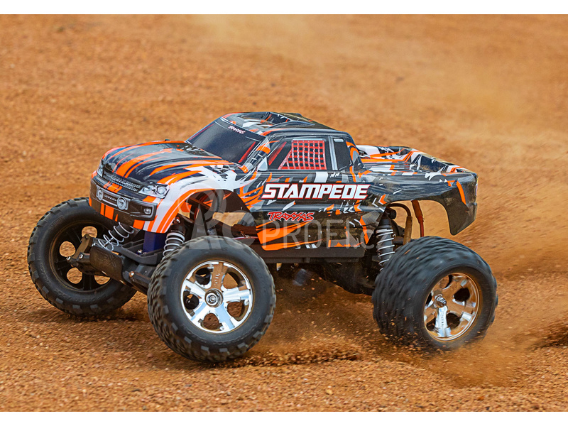 RC auto Traxxas Stampede 1:10 RTR, oranžová