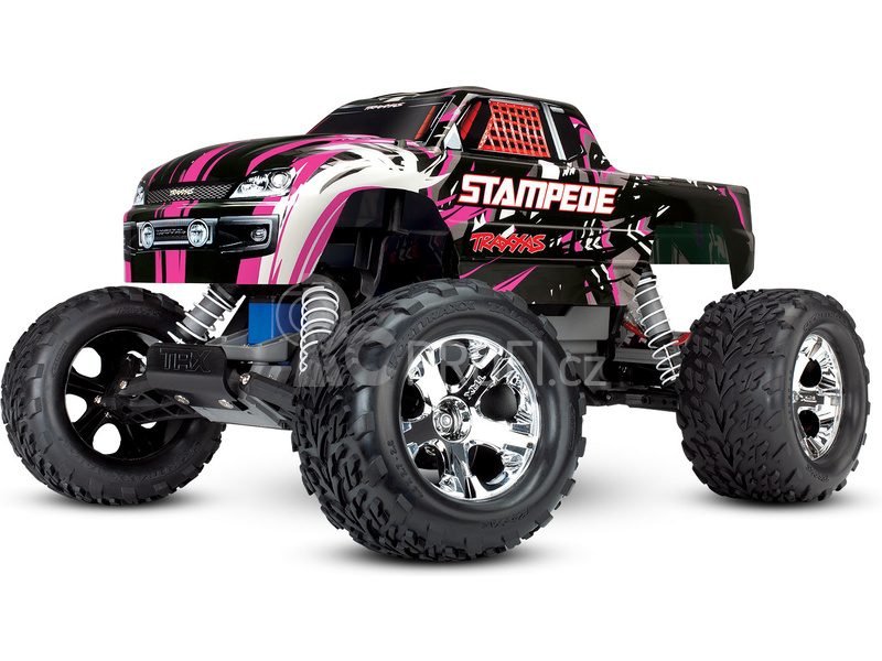 RC auto Traxxas Stampede 1:10 RTR, růžová