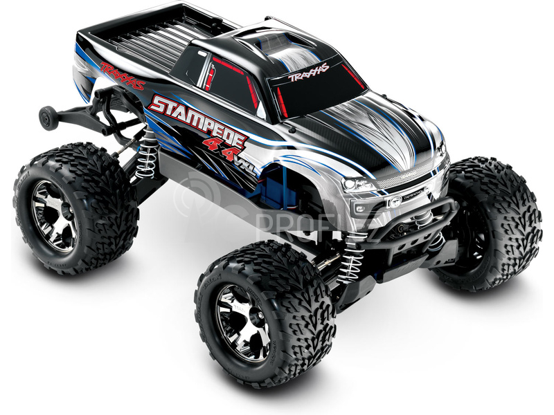 RC auto Traxxas Stampede 1:10 VXL 4WD TQi, černá