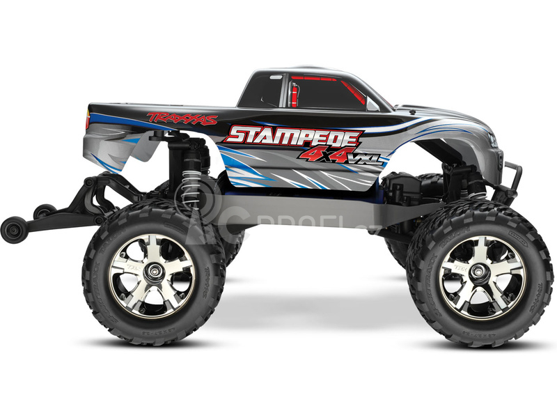 RC auto Traxxas Stampede 1:10 VXL 4WD TQi, černá