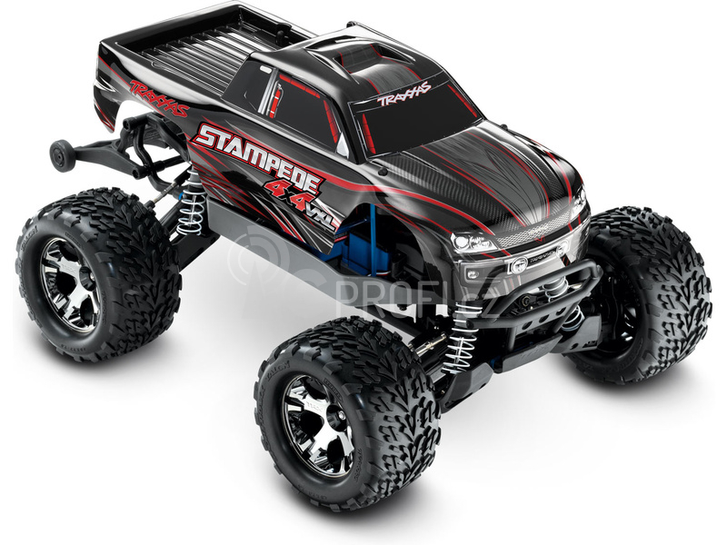 RC auto Traxxas Stampede 1:10 VXL 4WD TQi, červená