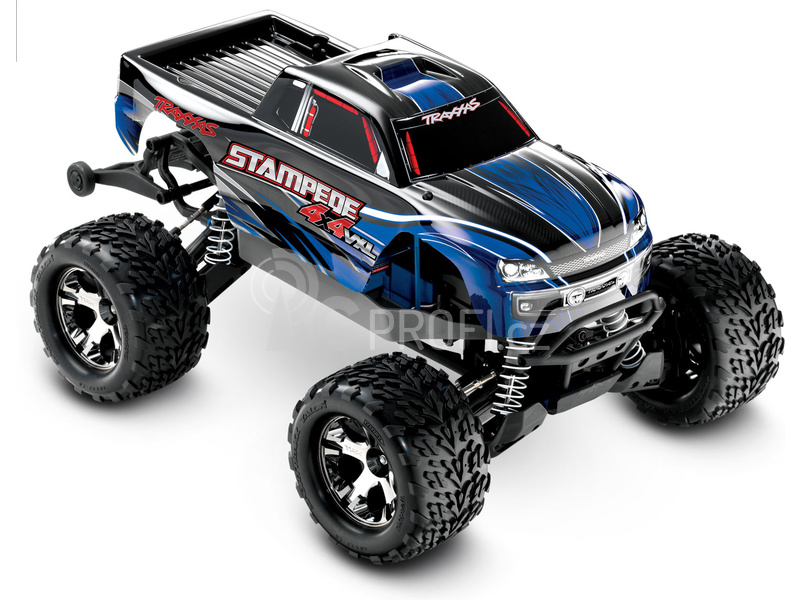 RC auto Traxxas Stampede 1:10 VXL 4WD TQi, červená