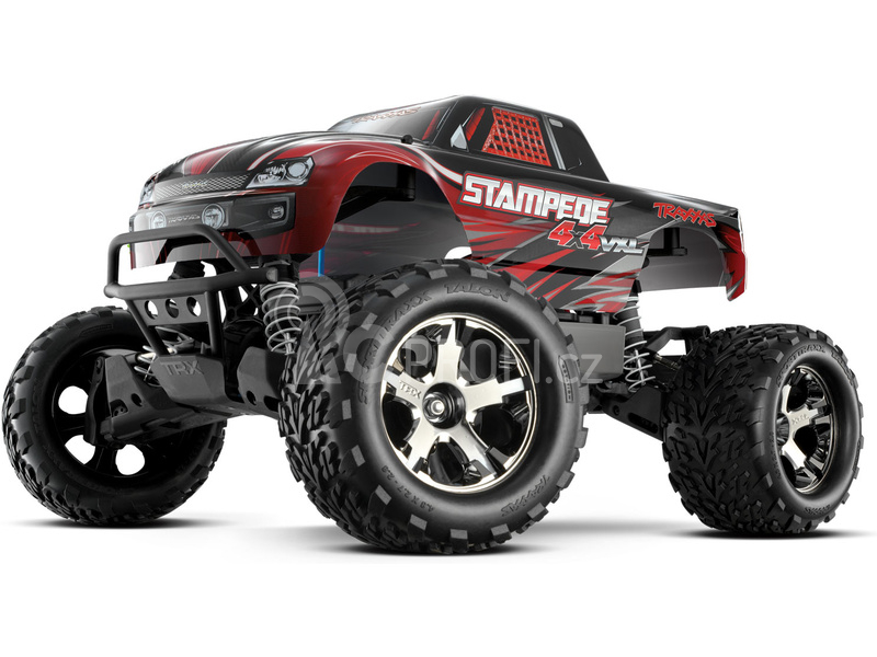 RC auto Traxxas Stampede 1:10 VXL 4WD TQi, červená