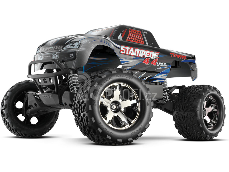 RC auto Traxxas Stampede 1:10 VXL 4WD TQi, červená