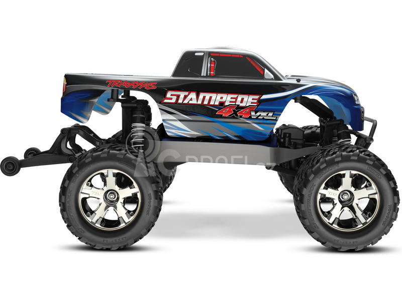 RC auto Traxxas Stampede 1:10 VXL 4WD TQi, červená