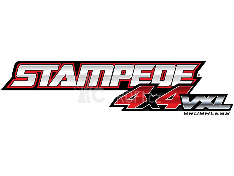 RC auto Traxxas Stampede 1:10 VXL 4WD TQi, červená