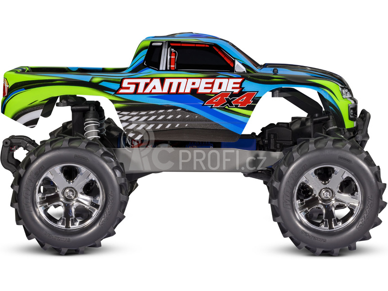 RC auto Traxxas Stampede 4WD 1:10 RTR s LED osvětlením, červená