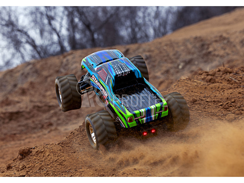 RC auto Traxxas Stampede 4WD 1:10 RTR s LED osvětlením, modrá