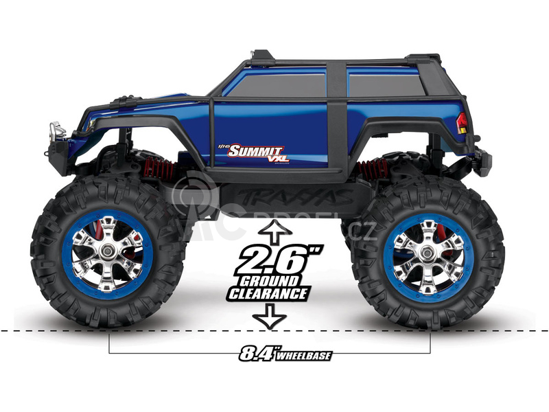 RC auto Traxxas Summit 1:16 VXL TQi RTR, červená