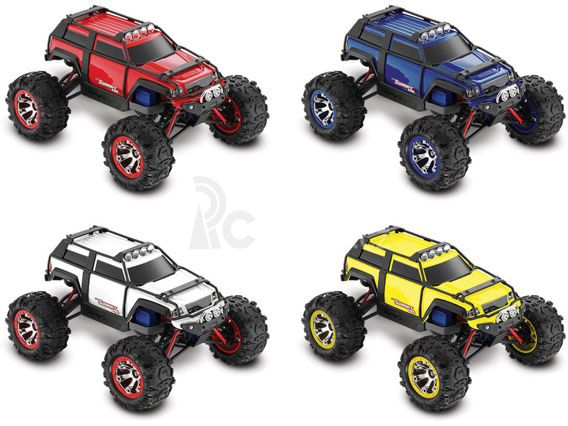 RC auto Traxxas Summit 1:16 VXL TQi RTR, žlutá