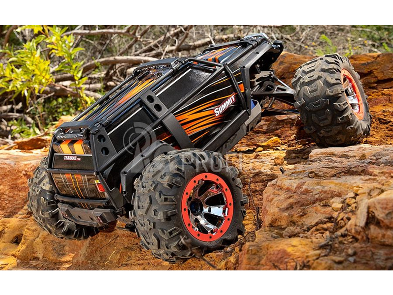 RC auto Traxxas Summit 1:8 TQi, oranžová