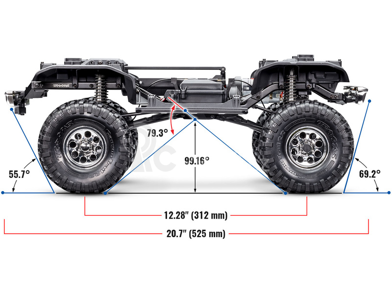 RC auto Traxxas TRX-4 Chevrolet Blazer 1972 1:10 RTR, černá