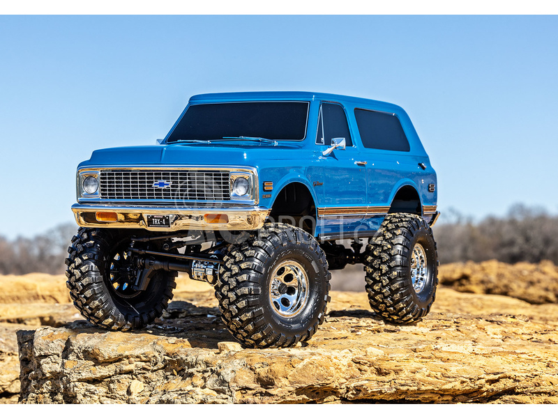 RC auto Traxxas TRX-4 Chevrolet Blazer 1972 1:10 TQi RTR, modrá