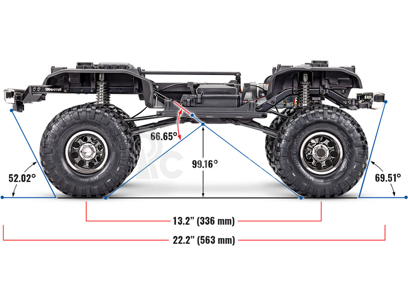 RC auto Traxxas TRX-4 Chevrolet K10 1979 TQi 1:10 RTR, černá