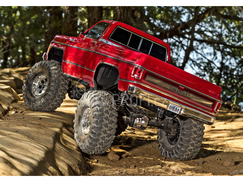 RC auto Traxxas TRX-4 Chevrolet K10 1979 TQi 1:10 RTR, červená