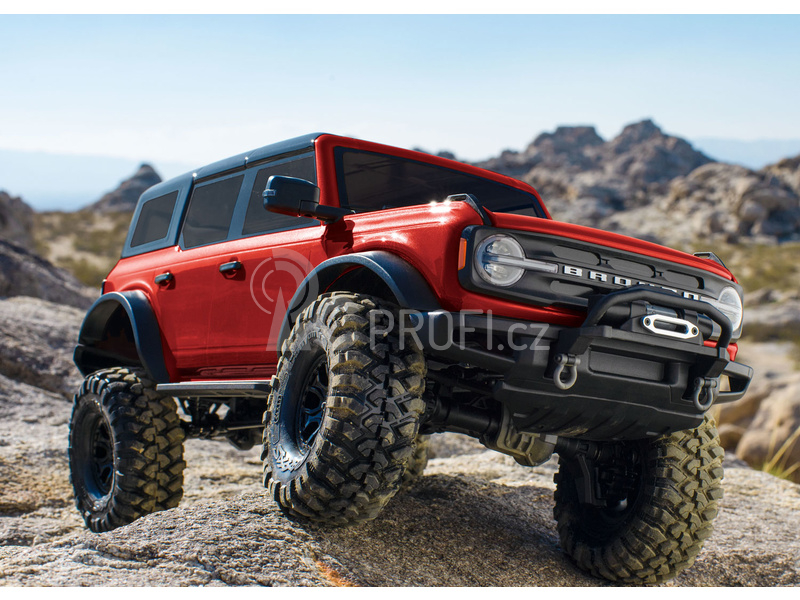 RC auto Traxxas TRX-4 Ford Bronco 2021 TQi 1:10 RTR, bílá