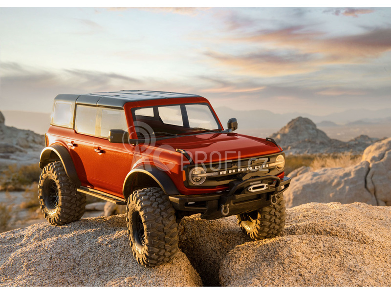 RC auto Traxxas TRX-4 Ford Bronco 2021 TQi 1:10 RTR, bílá