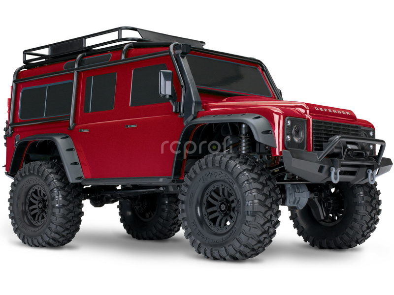 RC auto Traxxas TRX-4 Land Rover Defender 1:10 RTR, stříbrná
