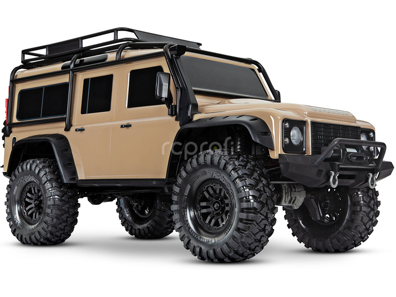 RC auto Traxxas TRX-4 Land Rover Defender 1:10 RTR, stříbrná