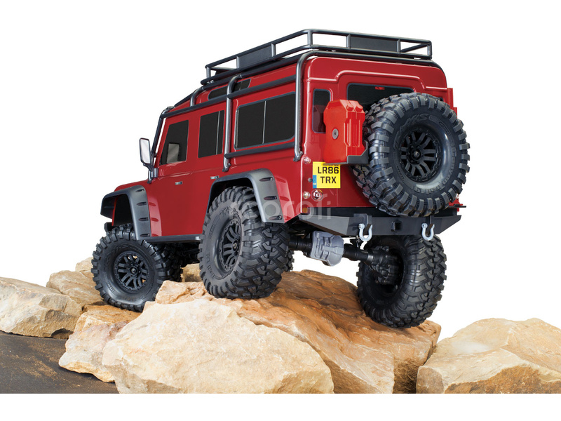 RC auto Traxxas TRX-4 Land Rover Defender 1:10 RTR, stříbrná
