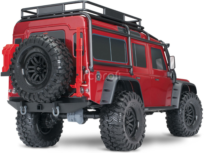 RC auto Traxxas TRX-4 Land Rover Defender 1:10 RTR, stříbrná