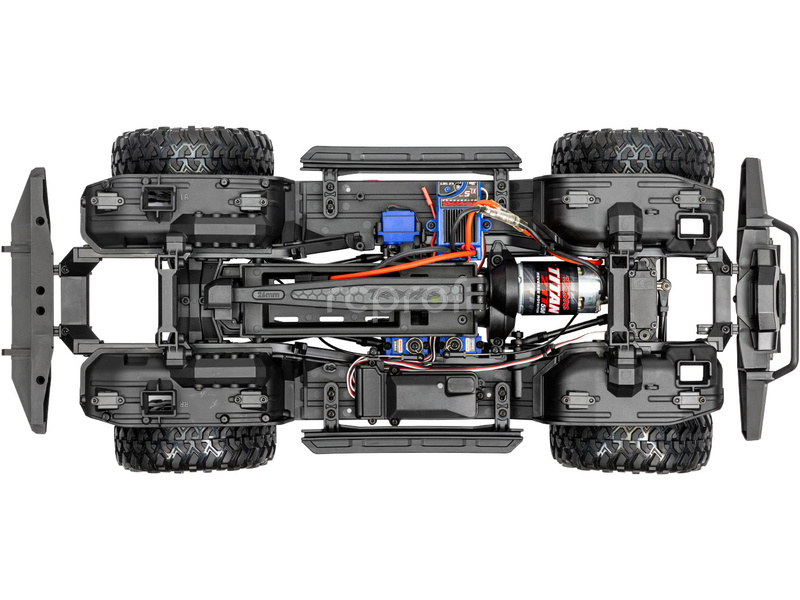 RC auto Traxxas TRX-4 Land Rover Defender 1:10 RTR, stříbrná
