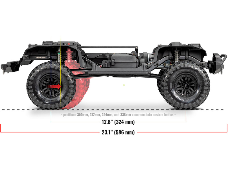 RC auto Traxxas TRX-4 Land Rover Defender 1:10 RTR, stříbrná