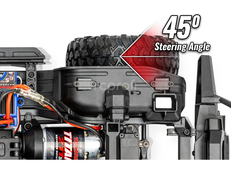 RC auto Traxxas TRX-4 Land Rover Defender 1:10 RTR, stříbrná