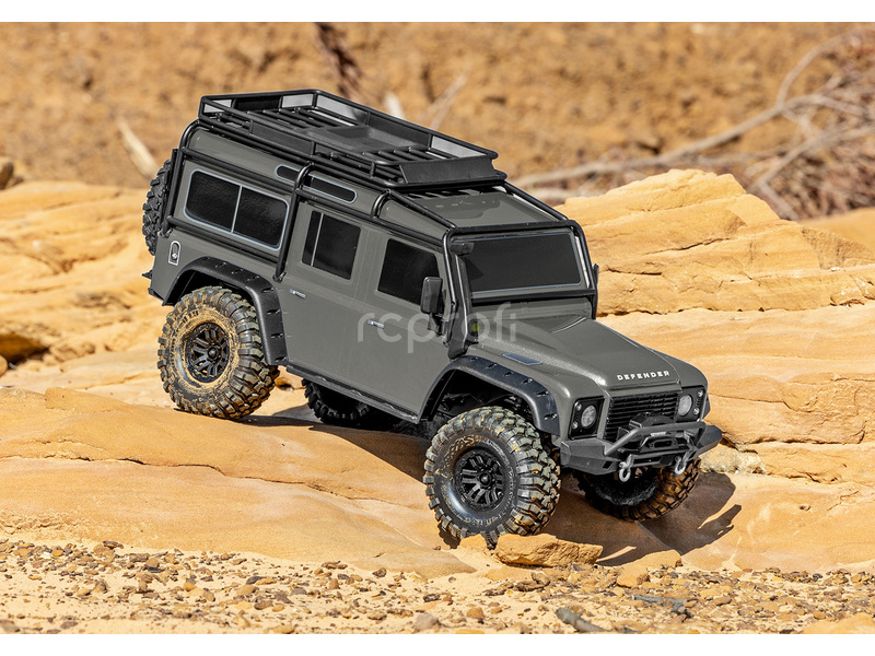 RC auto Traxxas TRX-4 Land Rover Defender 1:10 RTR, stříbrná