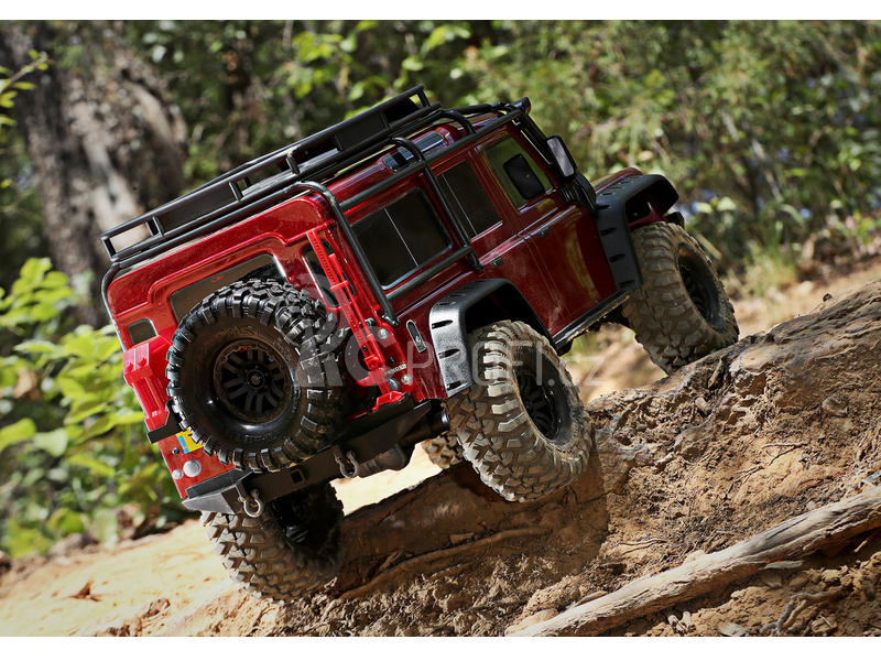 RC auto Traxxas TRX-4 Land Rover Defender 1:10 TQi RTR, černá