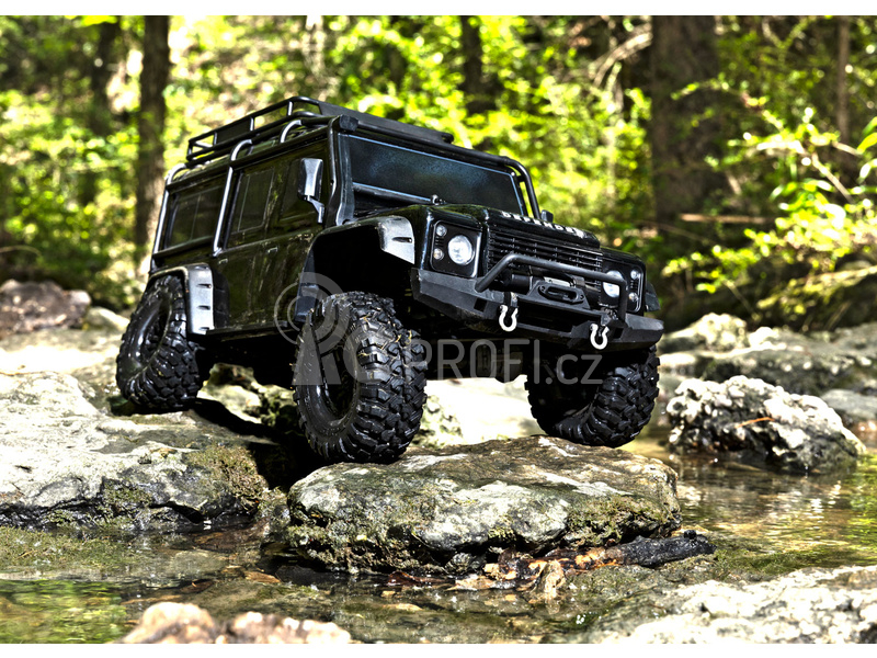 RC auto Traxxas TRX-4 Land Rover Defender 1:10 TQi RTR, černá