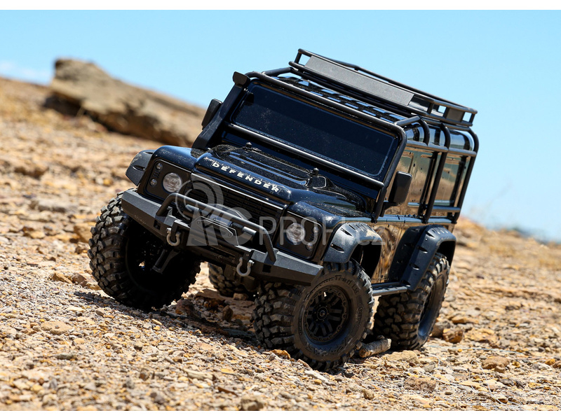 RC auto Traxxas TRX-4 Land Rover Defender 1:10 TQi RTR, černá