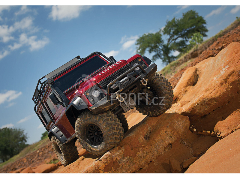 RC auto Traxxas TRX-4 Land Rover Defender 1:10 TQi RTR, modrá