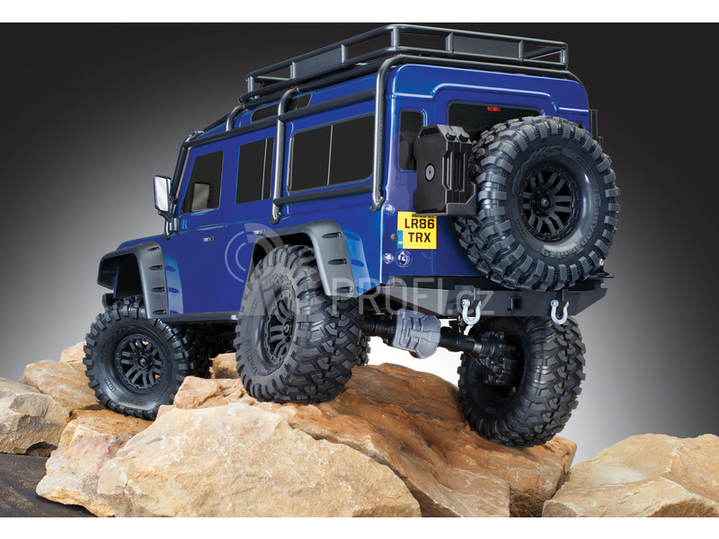 RC auto Traxxas TRX-4 Land Rover Defender 1:10 TQi RTR, modrá