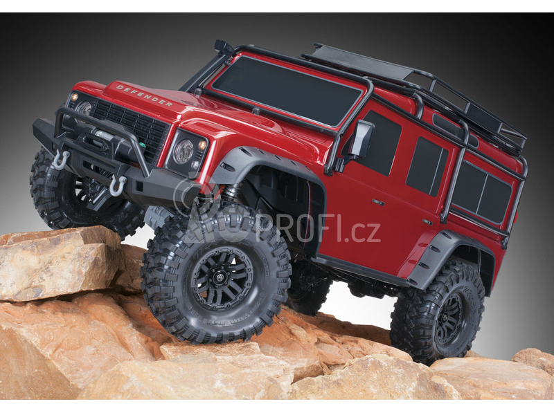 RC auto Traxxas TRX-4 Land Rover Defender 1:10 TQi RTR, modrá