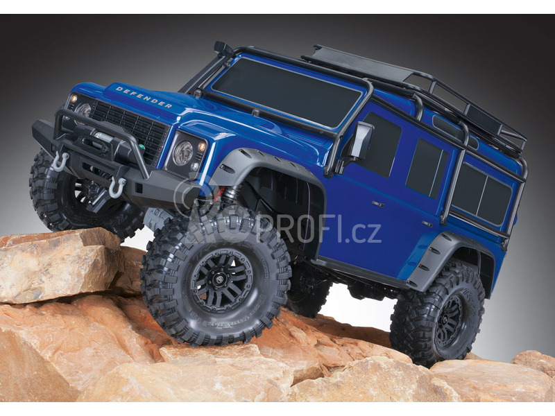 RC auto Traxxas TRX-4 Land Rover Defender 1:10 TQi RTR, modrá