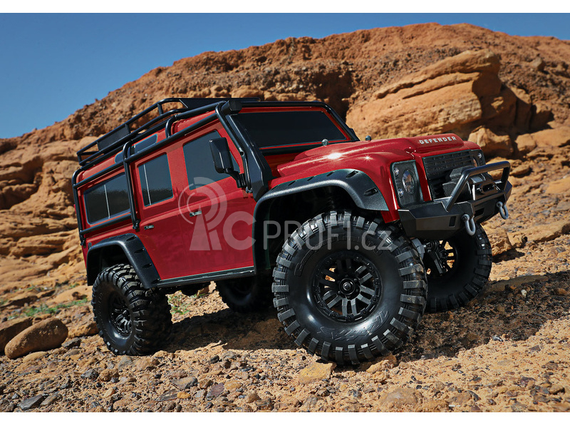 RC auto Traxxas TRX-4 Land Rover Defender 1:10 TQi RTR, písková